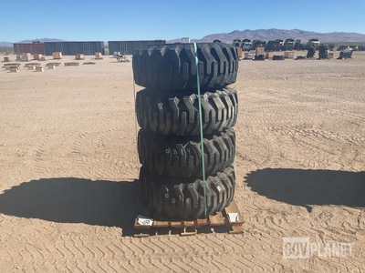 (4) STA 15-19.5 NHS Tires w/Wheels