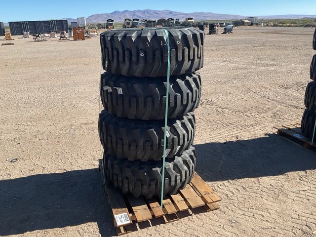 (4) STA 15-19.5 NHS Tires w/Wheels