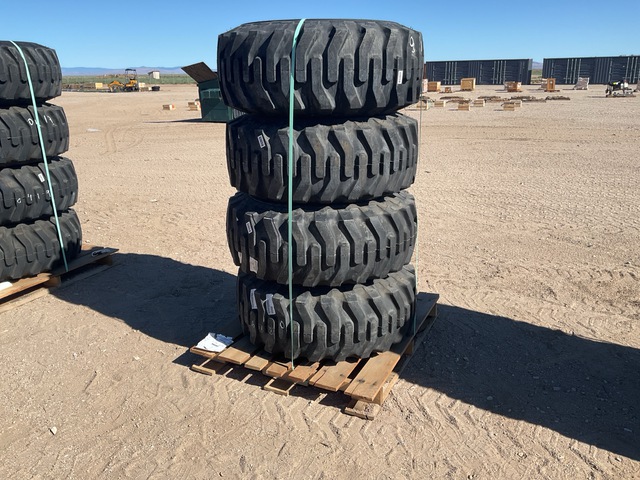 (4) STA 15-19.5 NHS Tires w/Wheels