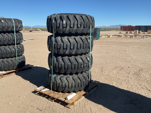 (4) STA 15-19.5 NHS Tires w/Wheels