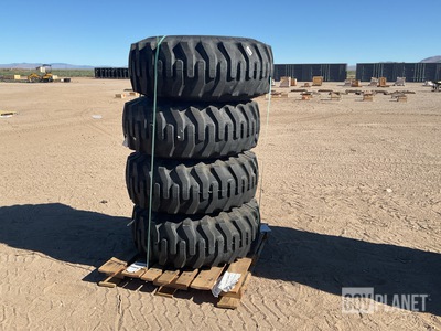 (4) STA 15-19.5 NHS Tires w/Wheels