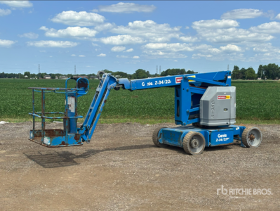 2012 Genie Z34/22N 2WD Electric Nacelle articulée