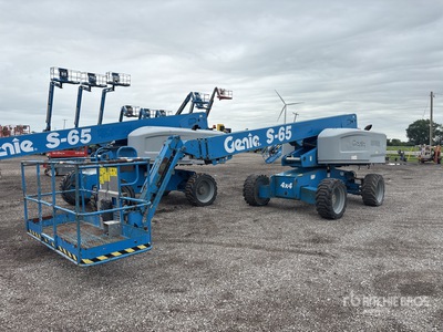 2014 Genie S-65 4WD Diesel رافعة تليسكوبية بذراع تطويل