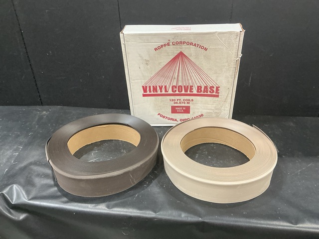 (30) Boxes of Roppe Vinyl Cove Bases