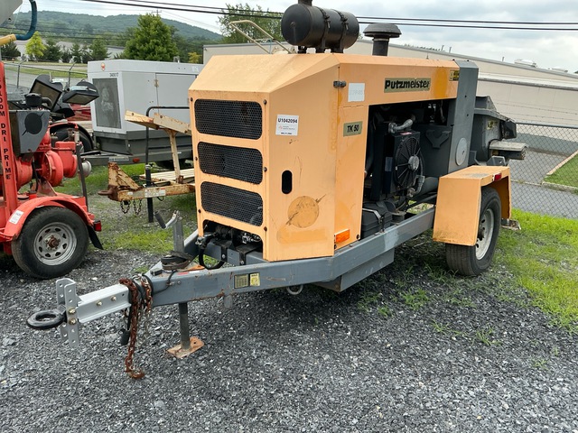 2015 Putzmeister TK50 Concrete Pump 2015 Putzmeister TK50 Concrete Pump