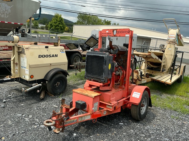 2013 Godwin CD100M Trailer-Mounted Water Pump