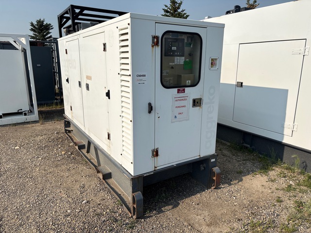 2011 Aggreko GHP/NEF67 TM1X 108 kW Skid-Mounted Generator Set