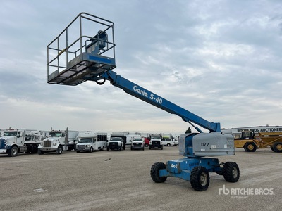 2002 Genie S-40 4WD Dual Fuel Plataforma Elevadora Telescópica