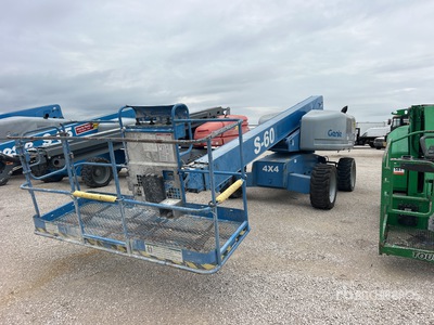 2004 Genie S60 4WD Diesel Telescopic Boom Lift