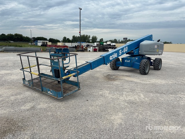2008 Genie S-60 4WD Diesel Telescopic Boom Lift