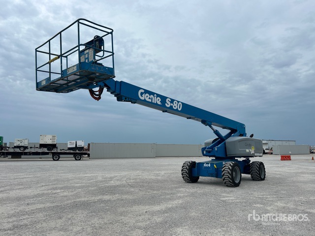 2008 Genie S-80 4WD Diesel Telescopic Boom Lift