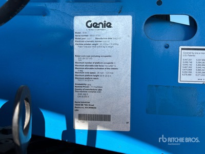 2007 Genie S85 4WD Diesel Telescopic Boom Lift