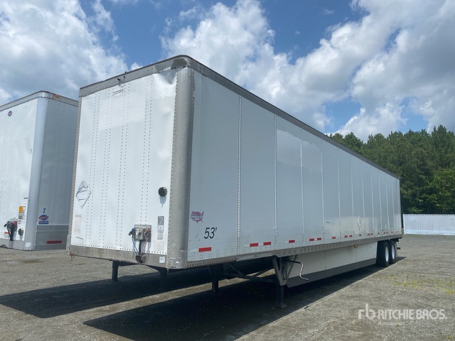 2016 Wabash DVCVHPC 53 ft x 102 in T/A Van Trailer