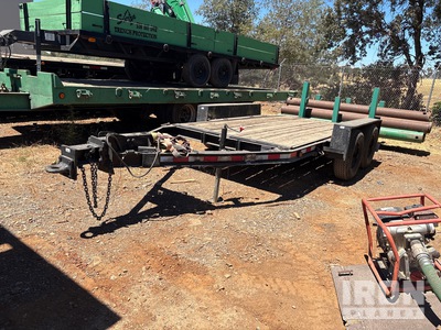 1989 Zieman Z-P 12 ft T/A Tilt Deck Trailer
