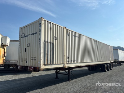 2003 Lode King 53 ft Tri/A Extendable Przyczepa kontenerowa