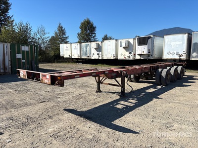 2003 Lode King 53 ft Tri/A Extendable Container Trailer