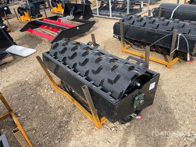 2026 GIYI GY-CW70 70 in Padfoot Skid Steer Vibratory Roller (Unused)