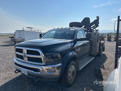2014 Ram 5500 Crew Cab Boom Truck (Inoperable)