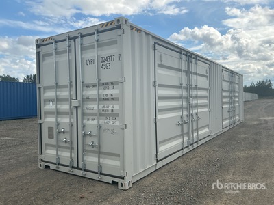 2026 40 ft High Cube Multi-Door Storage Container
