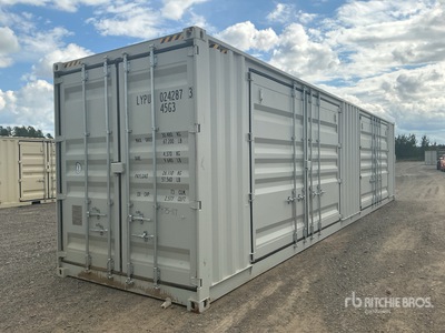 2026 40 ft High Cube Multi-Door Storage Container