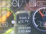 General Appearance with Hour Meter / Odometer