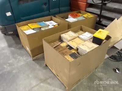 Quantity of (3) Pallets of Cat Parts and Service manuals