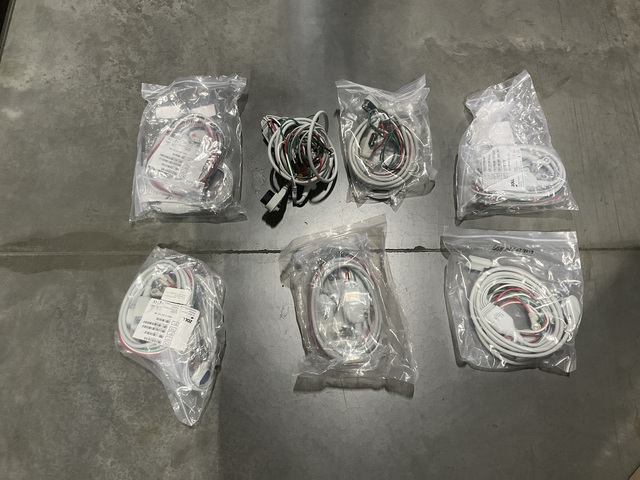 (7) Zoll 9500-001798-01 Electrocardiograph Lead Wires