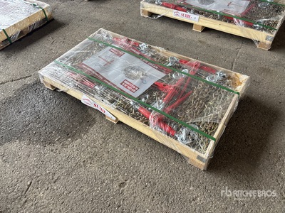 Quantity of (5) 2026 Suihe BC-5400 5400 lb Ratchet Binders & (10) 20 ft Chains (Unused)