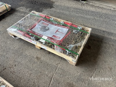 Quantity of (5) 2026 Suihe BC-5400 5400 lb Ratchet Binders & (10) 20 ft Chains (Unused)