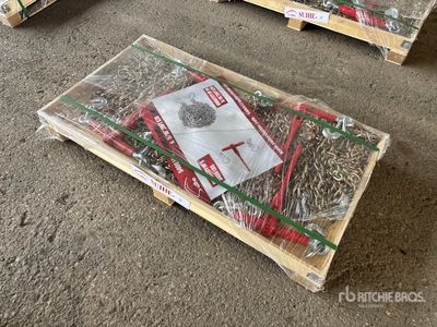 Quantity of (5) 2026 Suihe BC-5400 5400 lb Ratchet Binders & (10) 20 ft Chains (Unused)