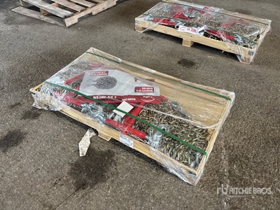 Quantity of (5) 2026 Suihe BC-9200 9200 lb Ratchet Binders & (10) 20 ft Chains (Unused)