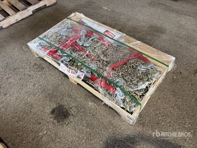 Quantity of (5) 2026 Suihe BC-9200 9200 lb Ratchet Binders & (10) 20 ft Chains (Unused)