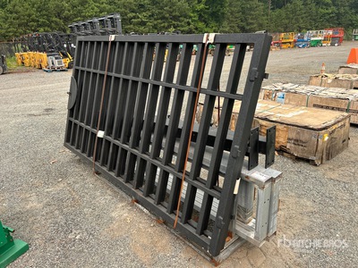 2021 18 ft x 4 ft 11 in Wrought Iron Driveway Gate