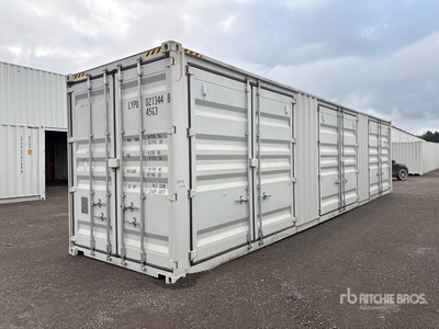 2025 40 ft High Cube Multi-Door Contenedor de almacenamiento