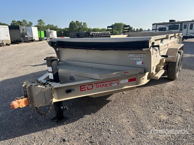 2025 ED Trailers GDT83142716S-BP 14 ft T/A Remolque Ligero de Volteo