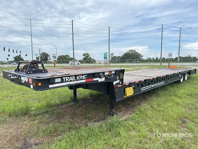 2014 Trail King TK80HT 48 ft T/A Remorque Pour Équipement Hydraulique