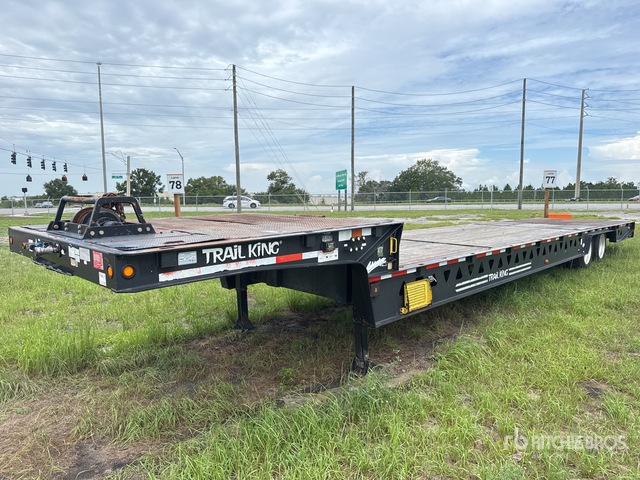 2014 Trail King TK80HT 48 ft T/A Hydraulic Tail Trailer