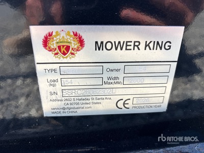 2026 Mower King SSRC 77 in Skid Steer Brush Cutter (Unused)