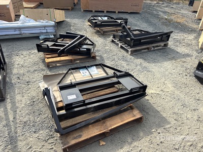 Quantity of (4) 2026 Mower King SA 48 in Skid Steer Forks (Unused)
