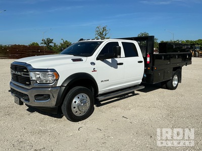 2021 Ram 5500 4x4 Crew Cab Flatbed Truck
