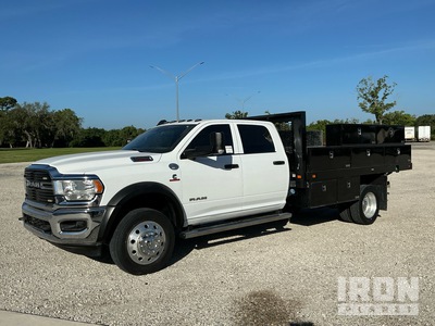 2021 Ram 5500 4x4 Crew Cab Flatbed Truck