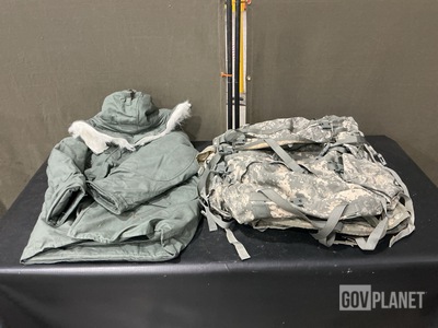 (21) Extreme Cold Weather Parkas & (12) Large Field Packs