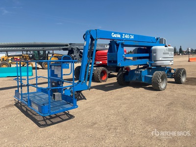 2014 Genie Z-60/34 4WD Dual Fuel رافعة بذراع