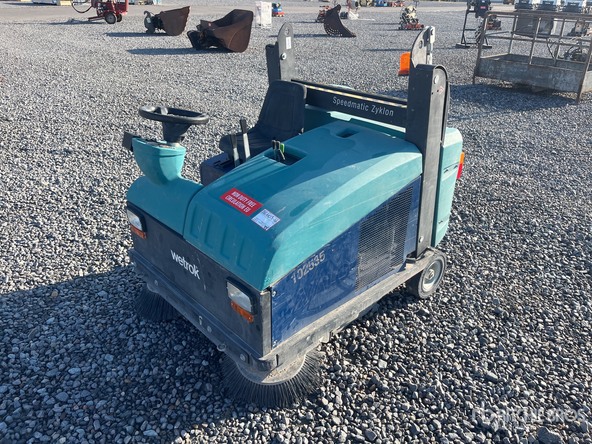 2012 Wetrok Speedmatic Zyklon Ride-On Electric Floor Sweeper