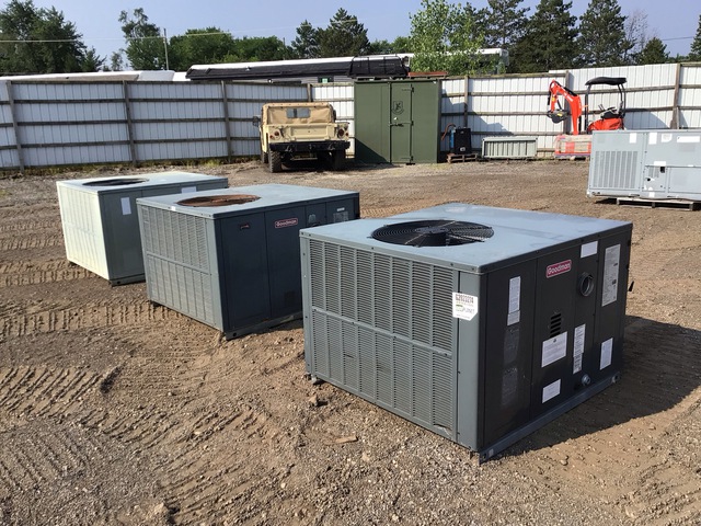 (3) Goodman Outdoor HVAC Units (3) Goodman Outdoor HVAC Units