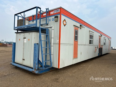 C&V Supershack 60 ft x 12 ft Skid-Mounted Double-Ended Wellsite