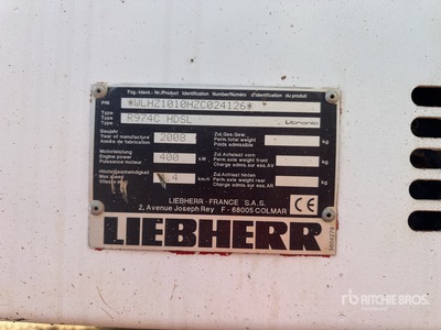 2008 Liebherr R974C HDSL Litronic  Pelle Sur Chenilles Tracked Excavator