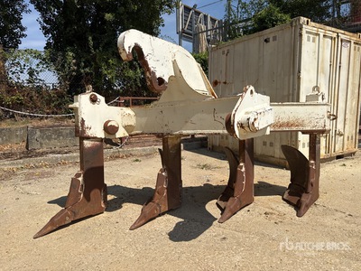 Jonquet JMLAR 4 Bottom Plow To Fit Bull 40t Komatsu D155 Arado rompedor