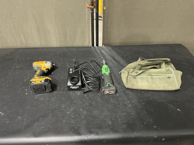 (8) Power Wrenches, (8) Power Impact Drills & Assorted Items