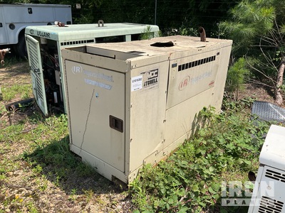 2002 Ingersoll Rand P185WJDU 185 cfm Skid-Mounted Air Compressor